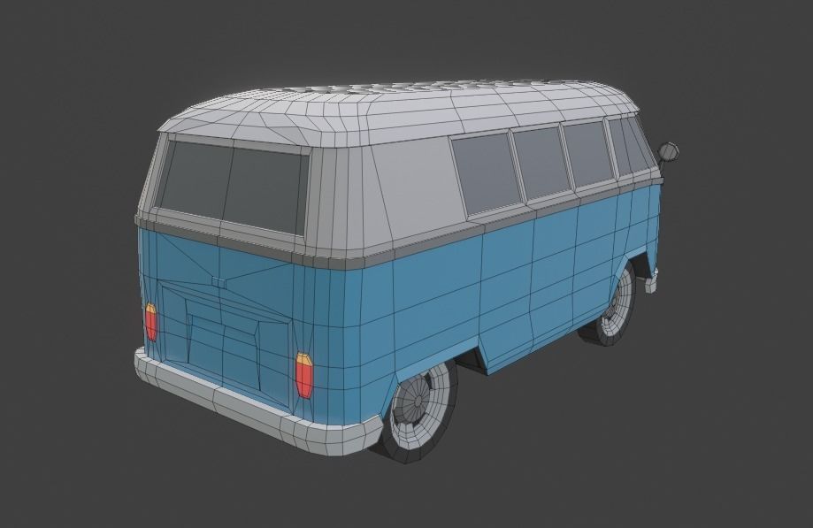 low-poly car pack - 20 cars Low-poly 3D model_57