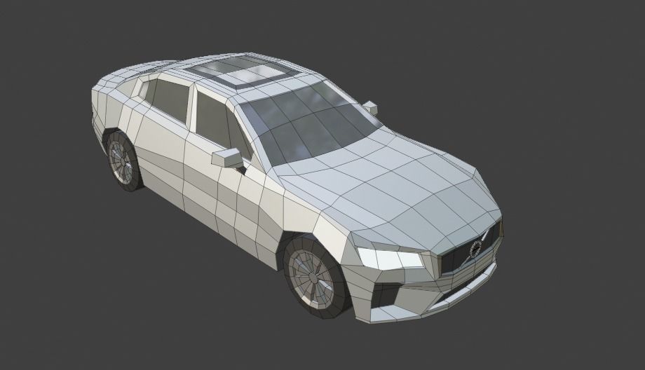 low-poly car pack - 20 cars Low-poly 3D model_19