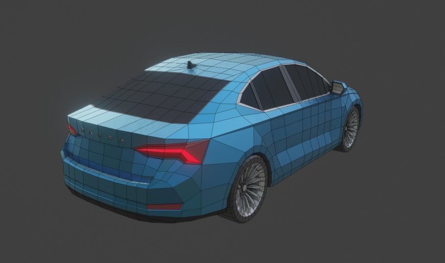 low-poly car pack - 20 cars Low-poly 3D model_69