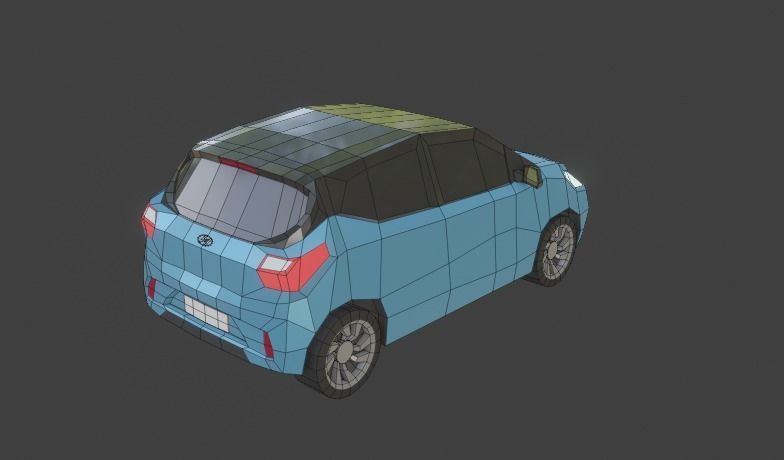 low-poly car pack - 20 cars Low-poly 3D model_23