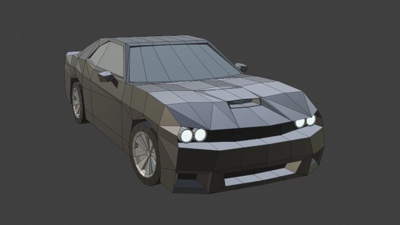 low-poly car pack - 20 cars Low-poly 3D model_14