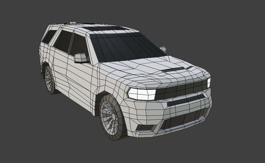 low-poly car pack - 20 cars Low-poly 3D model_48