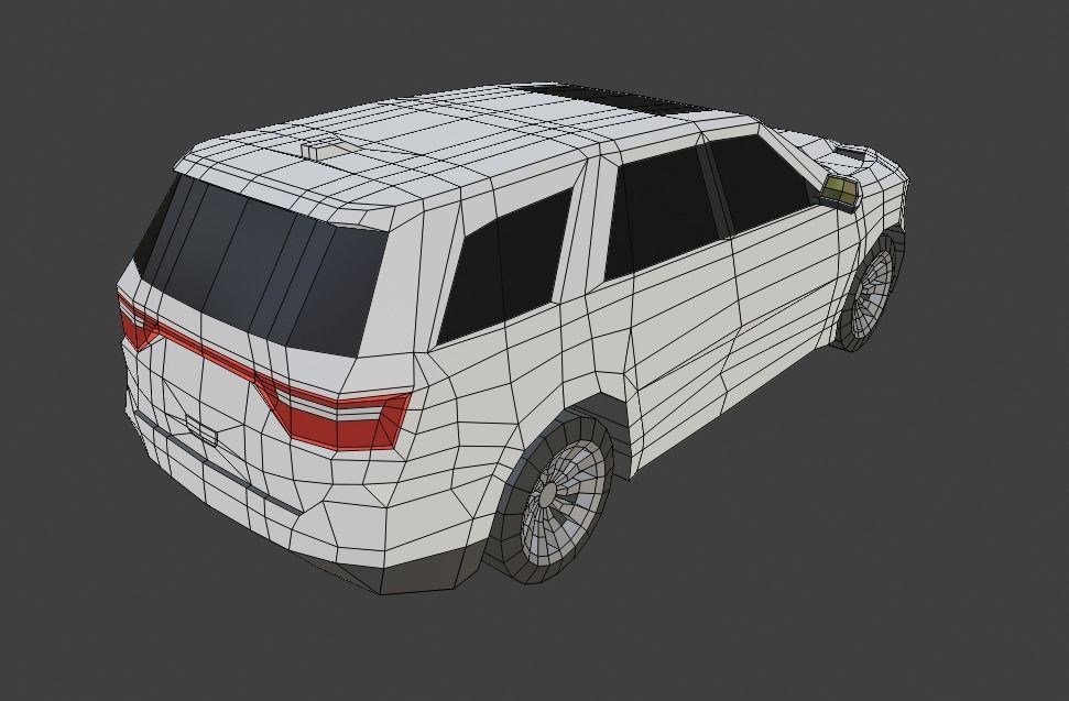 low-poly car pack - 20 cars Low-poly 3D model_49