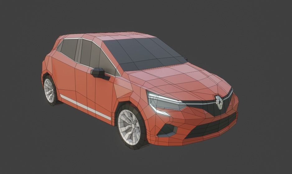 low-poly car pack - 20 cars Low-poly 3D model_80