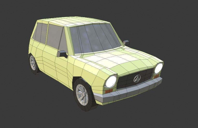 low-poly car pack - 20 cars Low-poly 3D model_11
