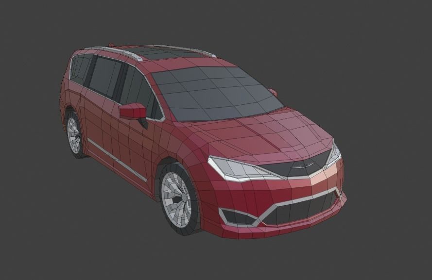 low-poly car pack - 20 cars Low-poly 3D model_36