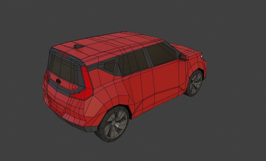 low-poly car pack - 20 cars Low-poly 3D model_76