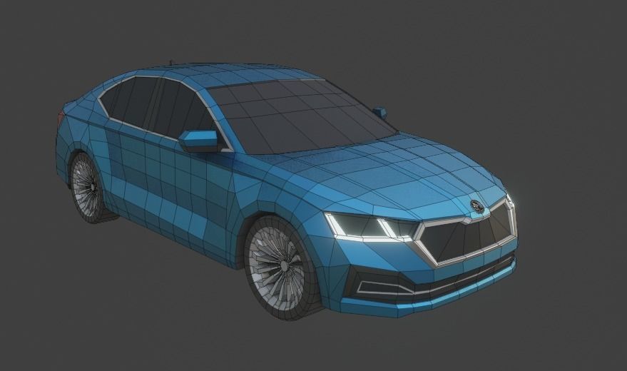 low-poly car pack - 20 cars Low-poly 3D model_68
