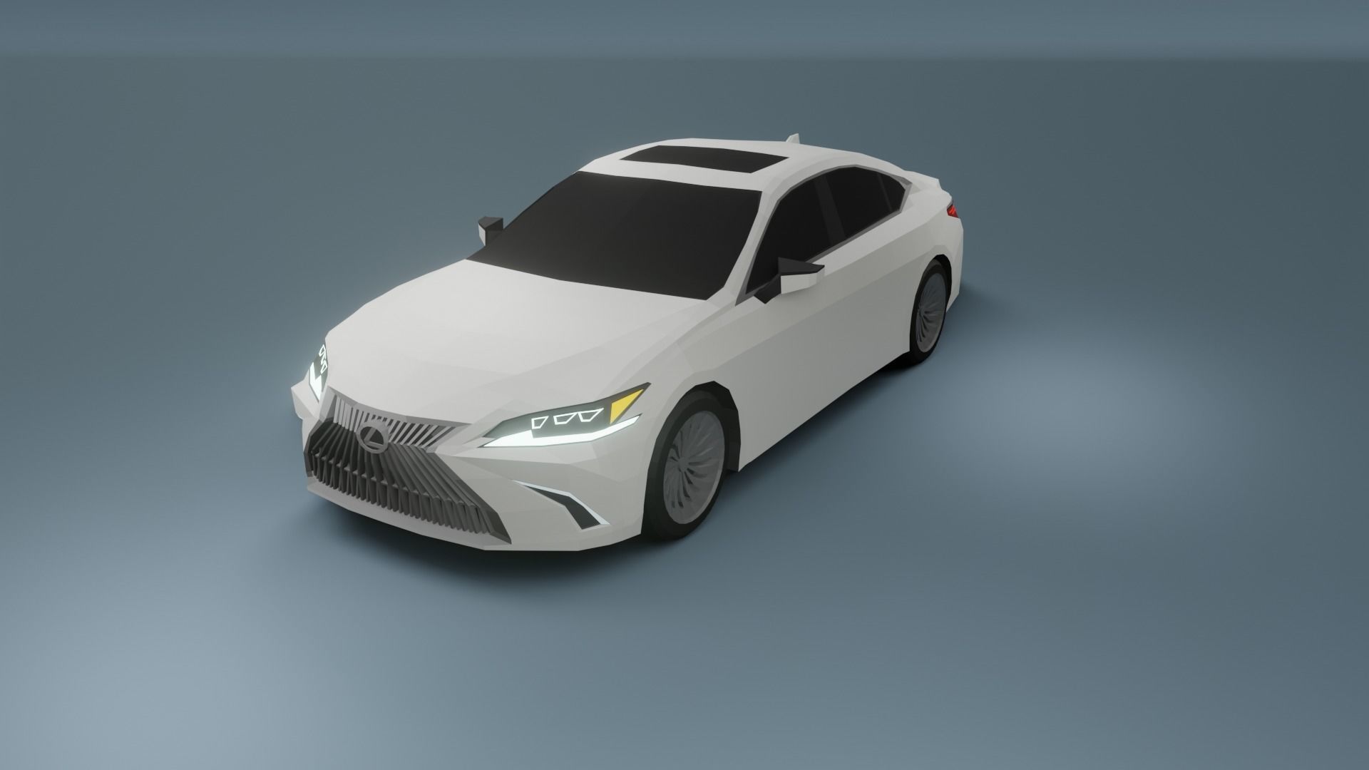 low-poly car pack - 20 cars Low-poly 3D model_58