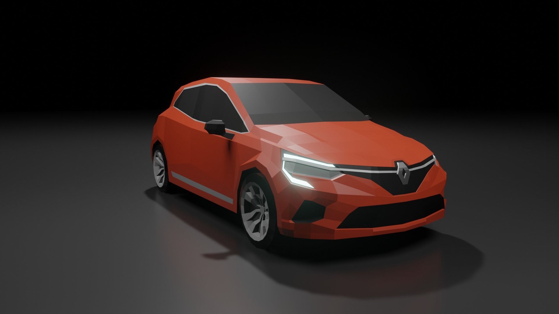 low-poly car pack - 20 cars Low-poly 3D model_78