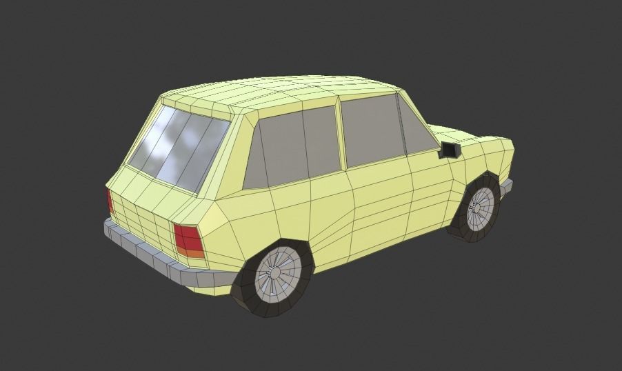 low-poly car pack - 20 cars Low-poly 3D model_10