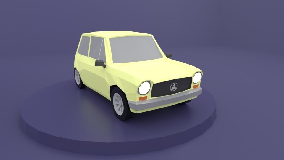 low-poly car pack - 20 cars Low-poly 3D model_8