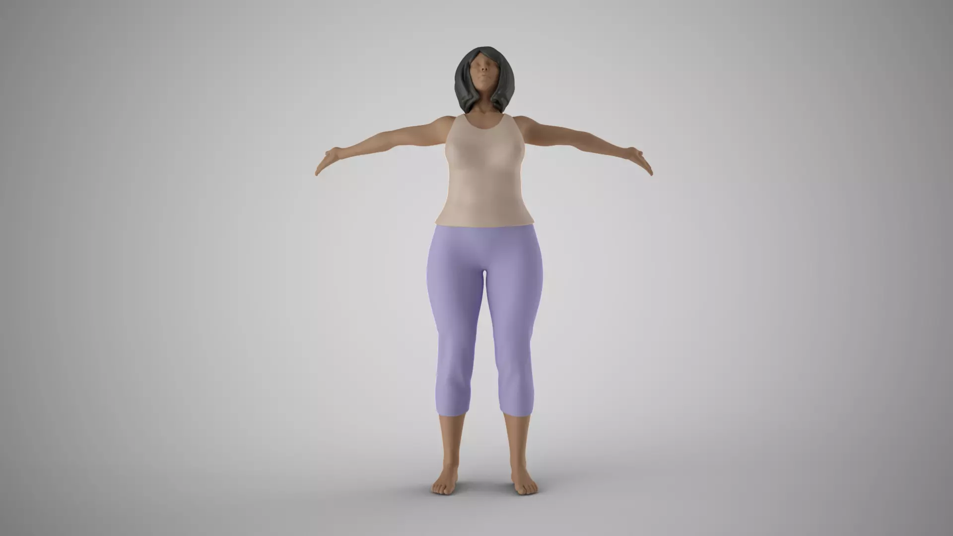 Girl Freedom Feeling 3D print model