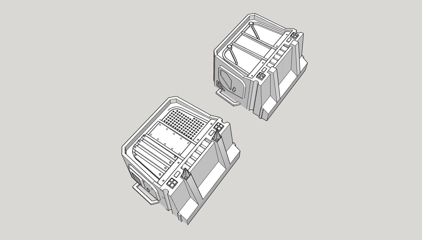 Large Utility Truck 3D print model_2