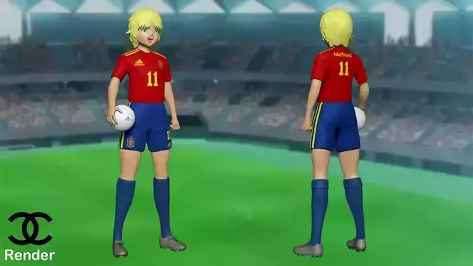 Michael - Captain Tsubasa 3D print model