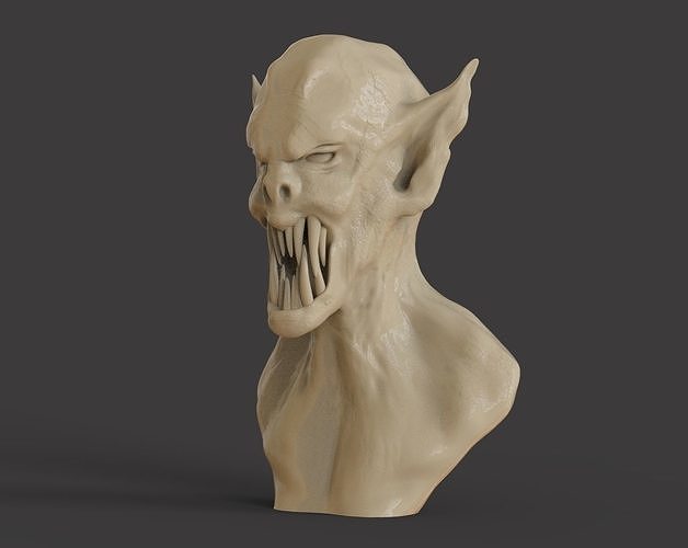 Draculas Bust 3D print model