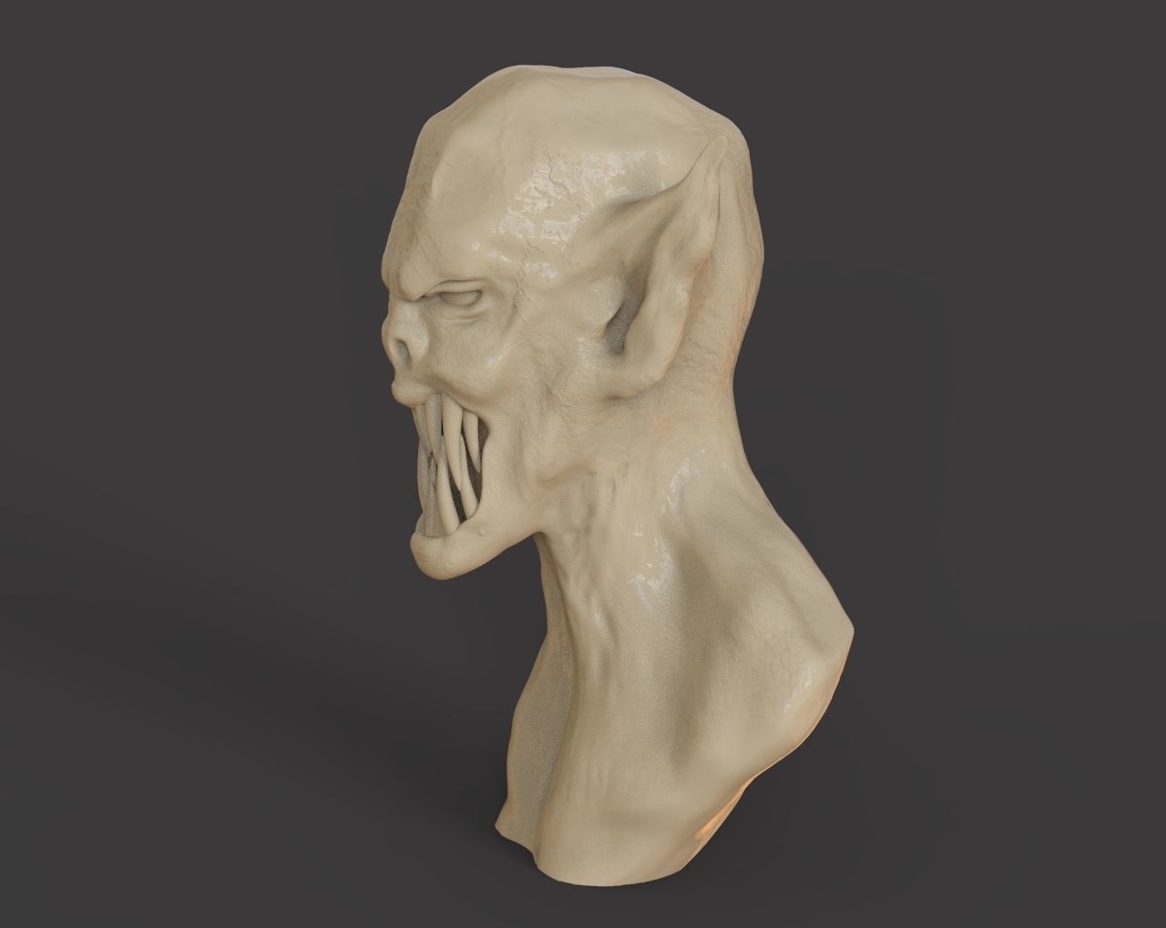 Draculas Bust 3D print model_4