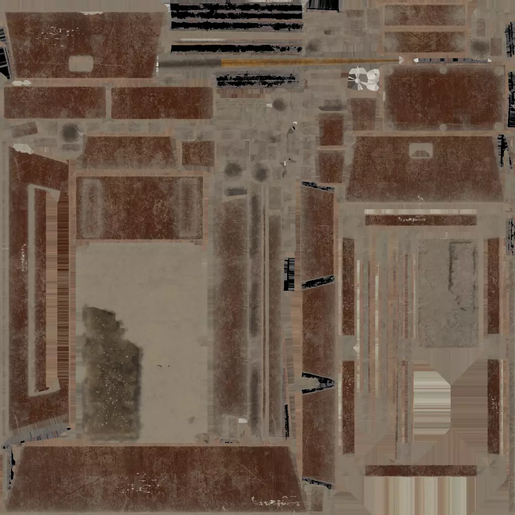 Very Worn  Pool-Billiard Table 3D model_11