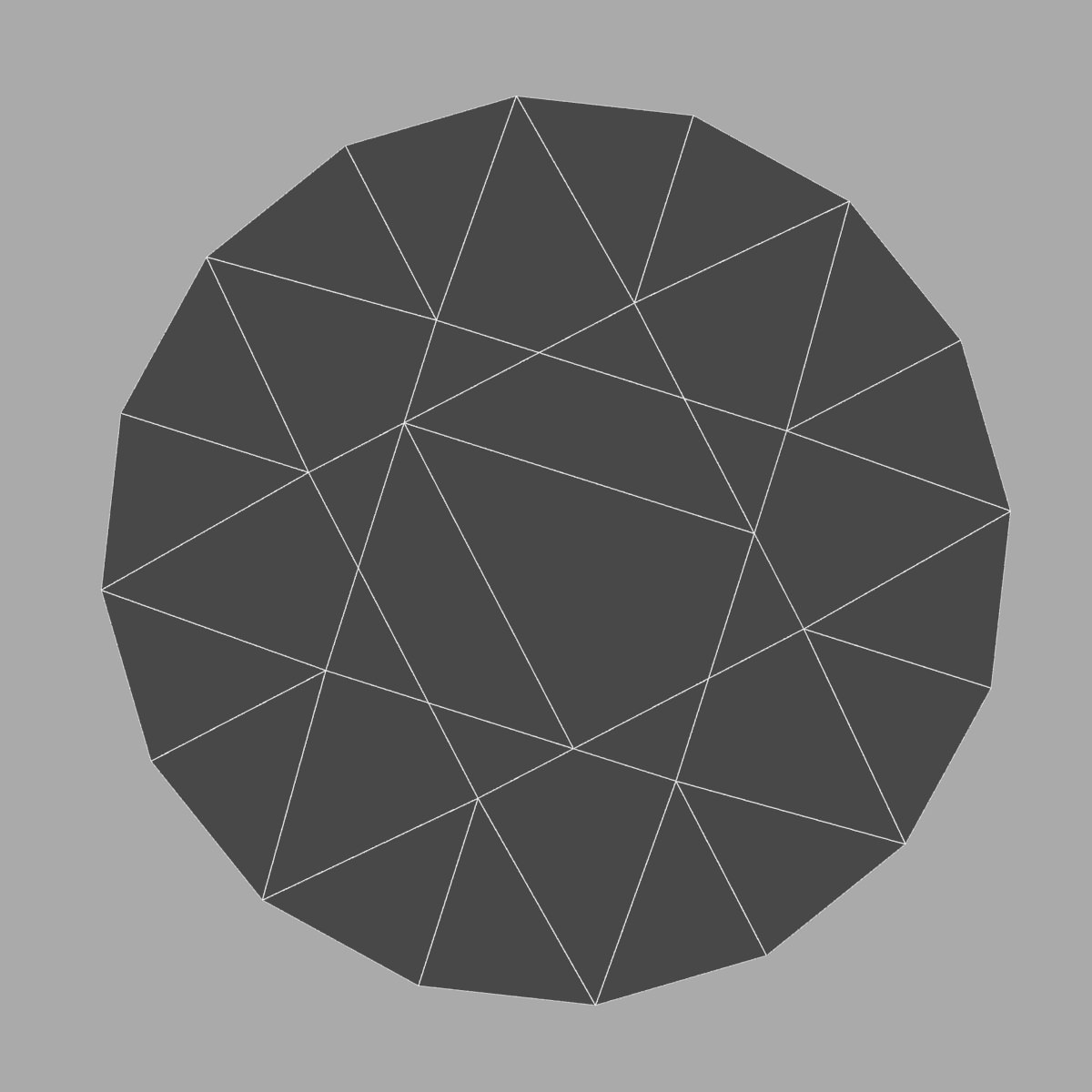 Diamond three diamonds 3D model_8