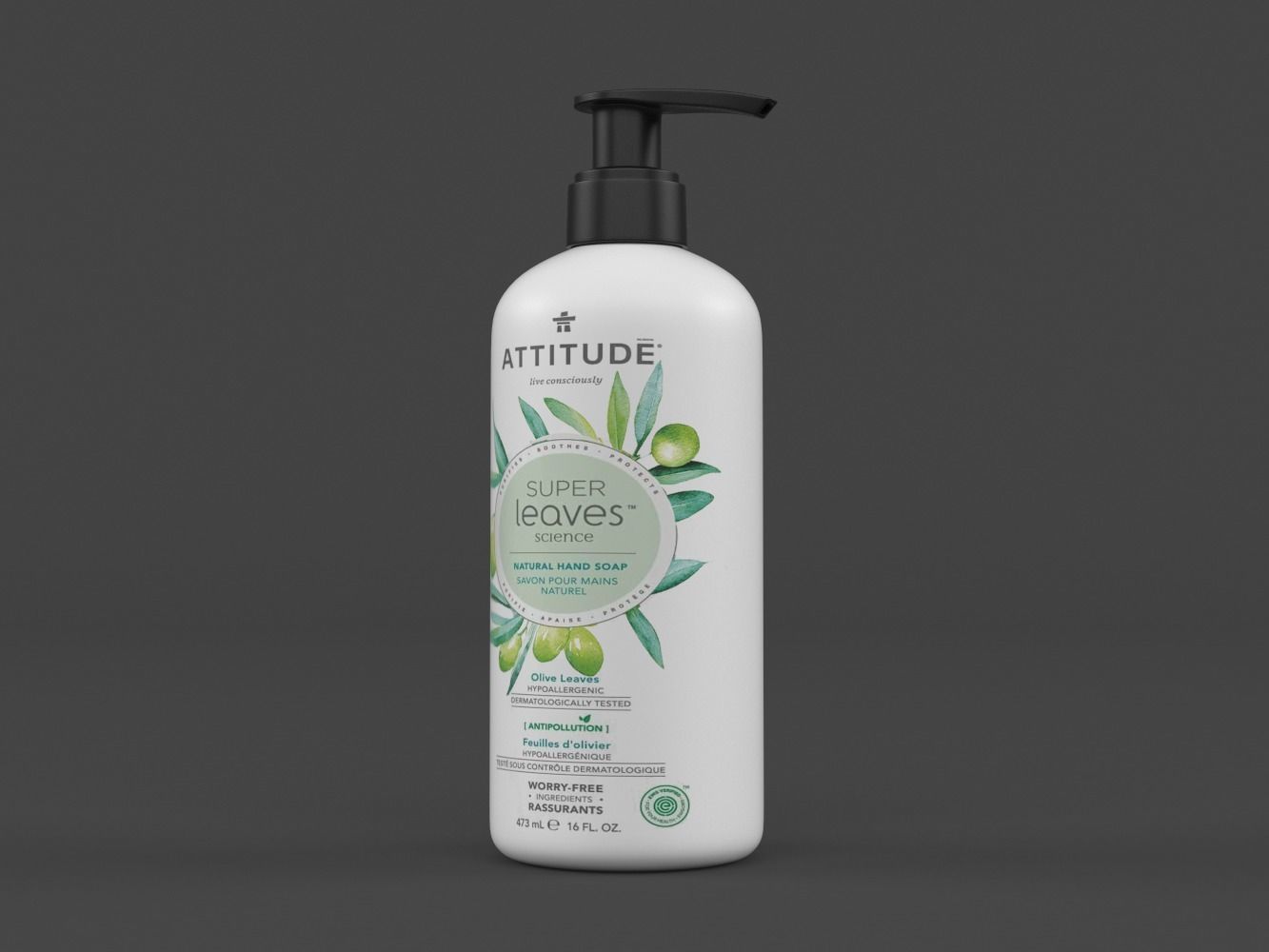 Attitude Super Leaves Hand Soap 3D model_6