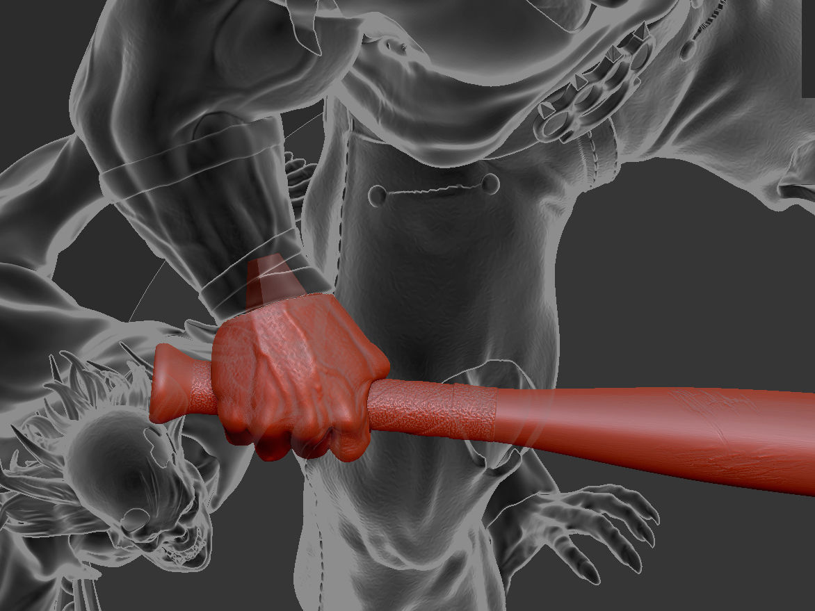 Five Finger Death Punch mascot 3D print model_16