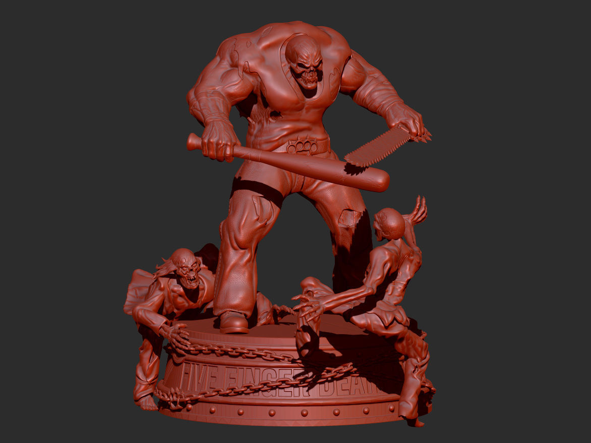 Five Finger Death Punch mascot 3D print model_13