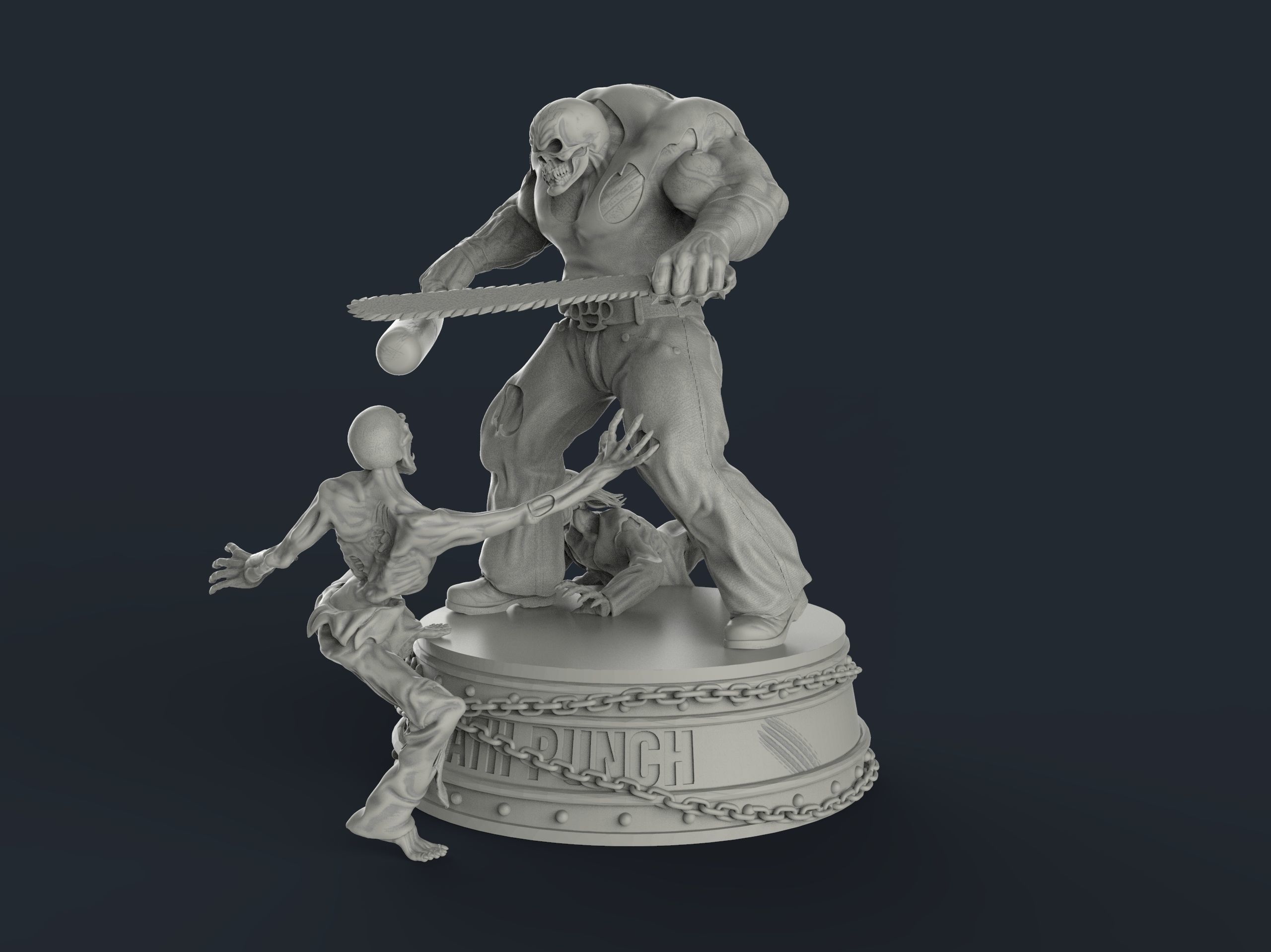 Five Finger Death Punch mascot 3D print model_8