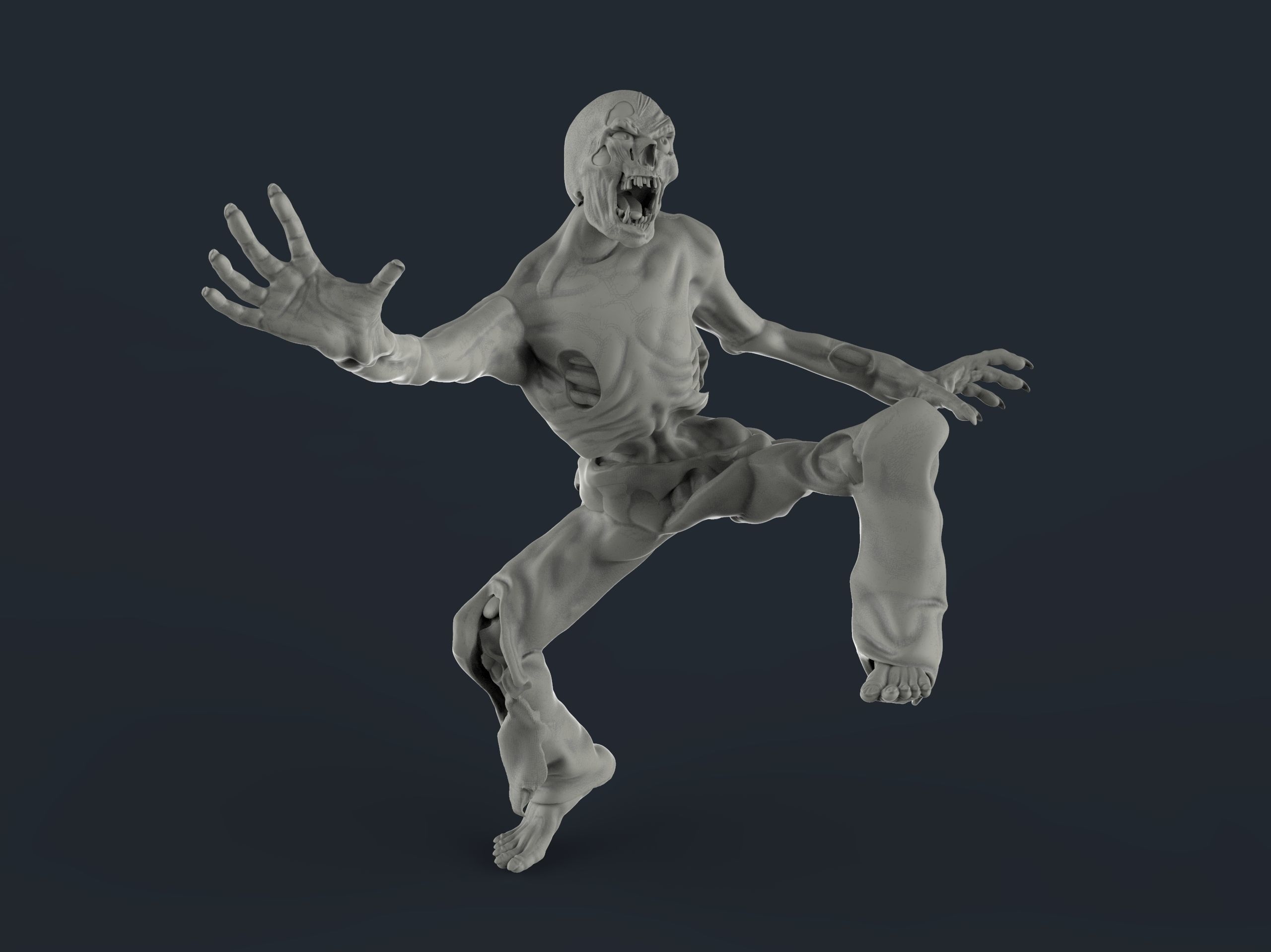 Five Finger Death Punch mascot 3D print model_11