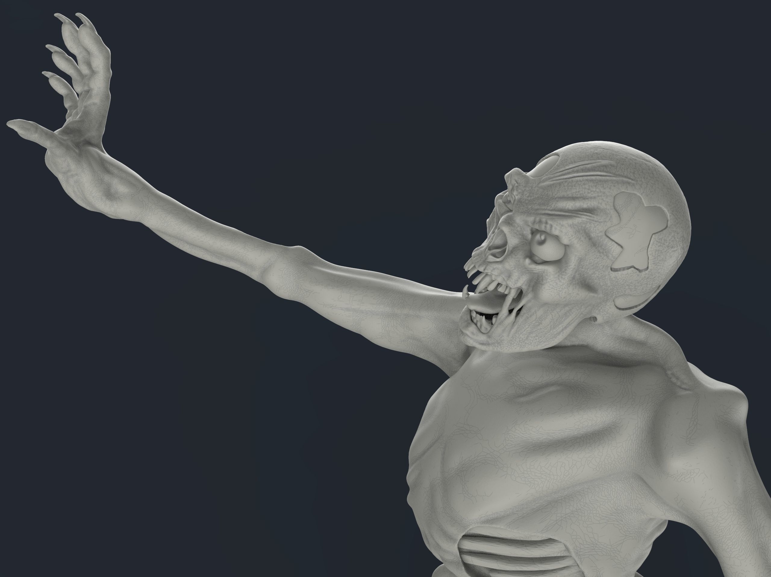 Five Finger Death Punch mascot 3D print model_12