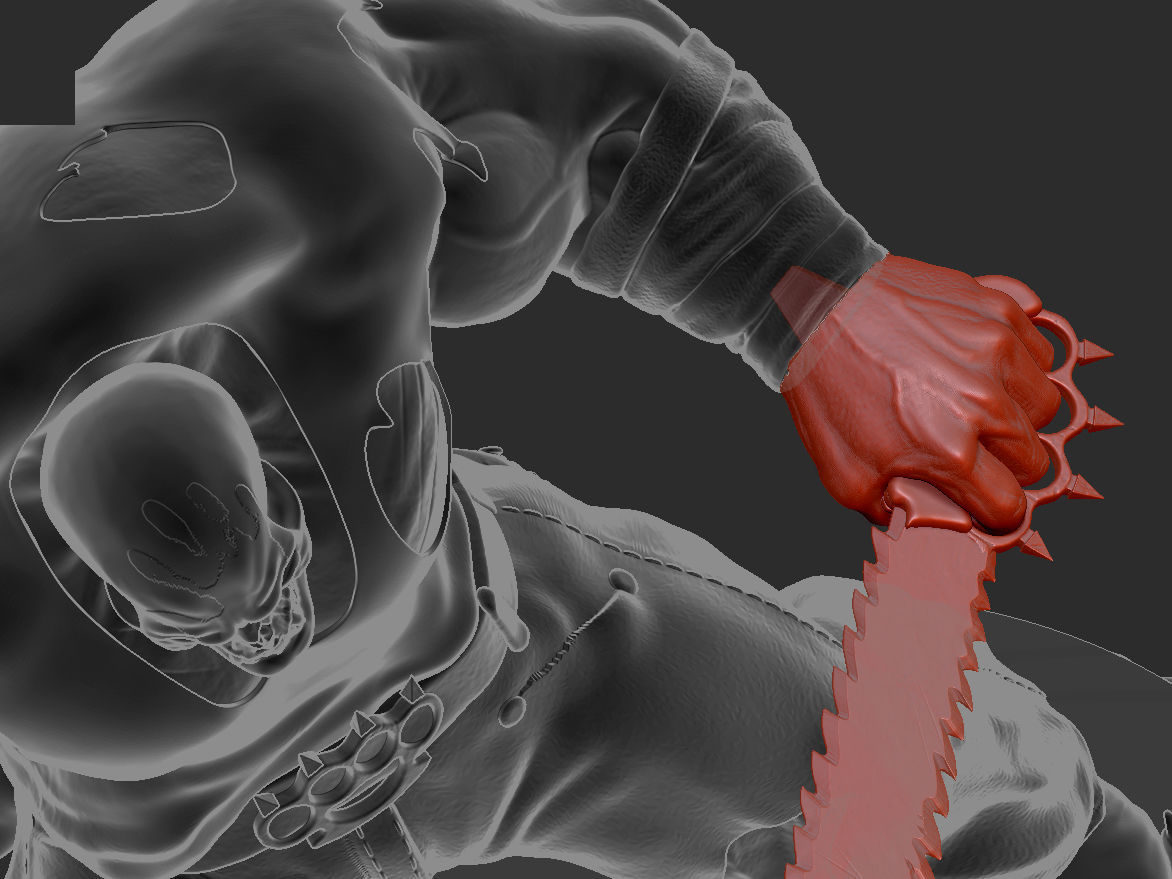 Five Finger Death Punch mascot 3D print model_17