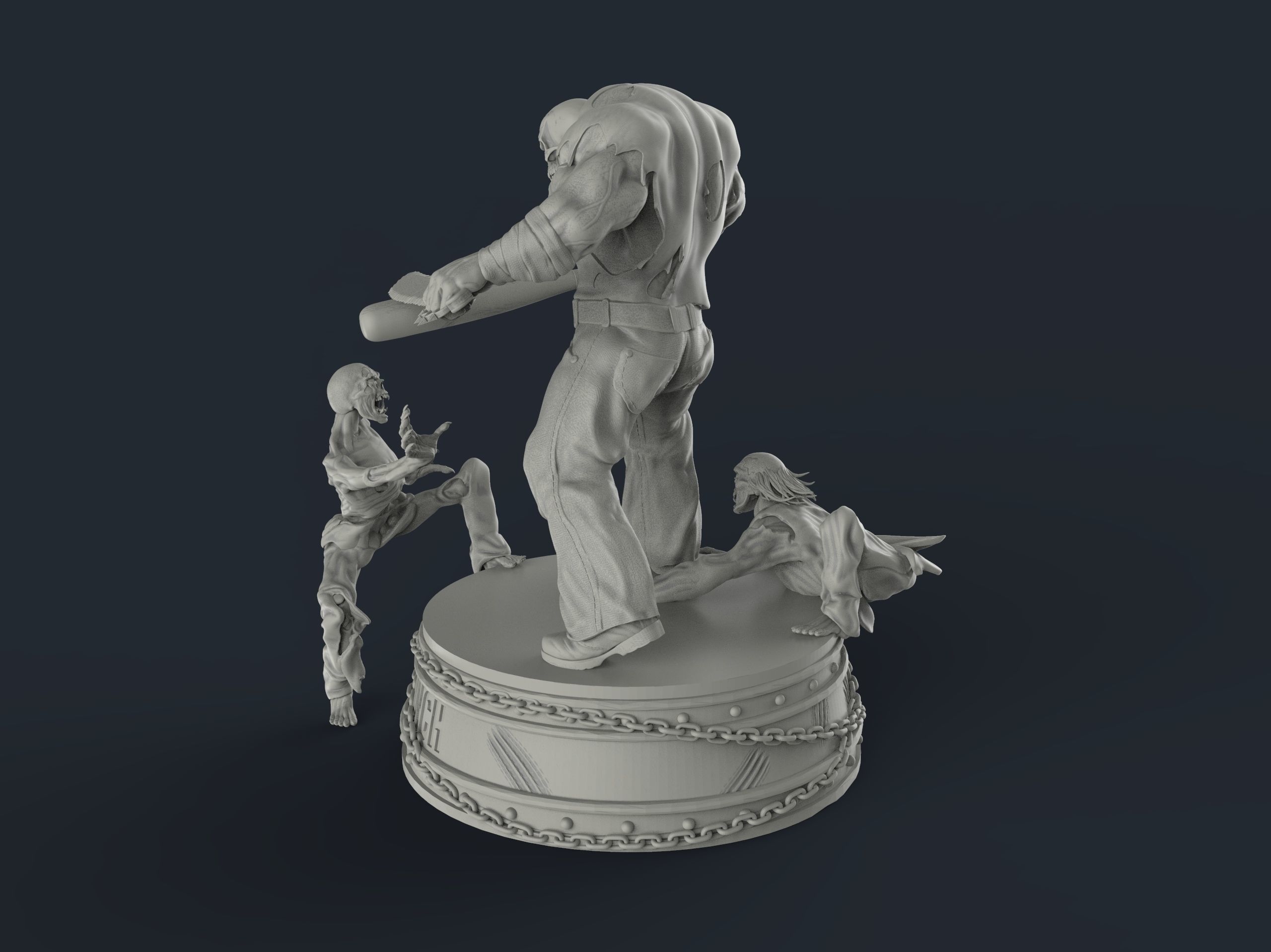 Five Finger Death Punch mascot 3D print model_7