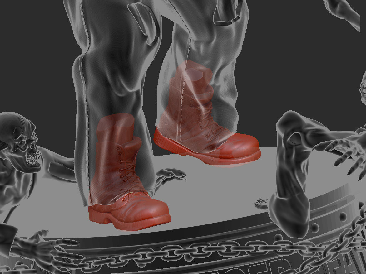 Five Finger Death Punch mascot 3D print model_19