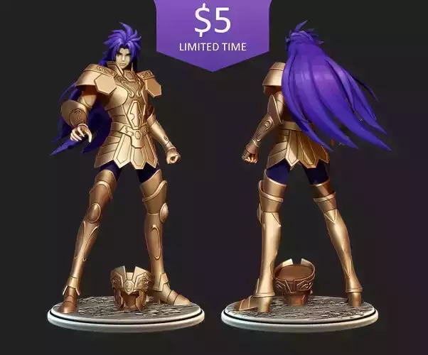 Saint Seiya Saga Gemini 3D print model