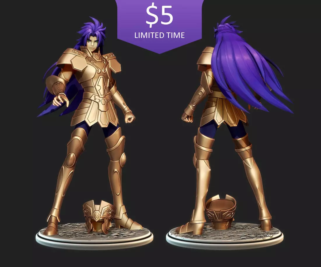Saint Seiya Saga Gemini 3D print model_0