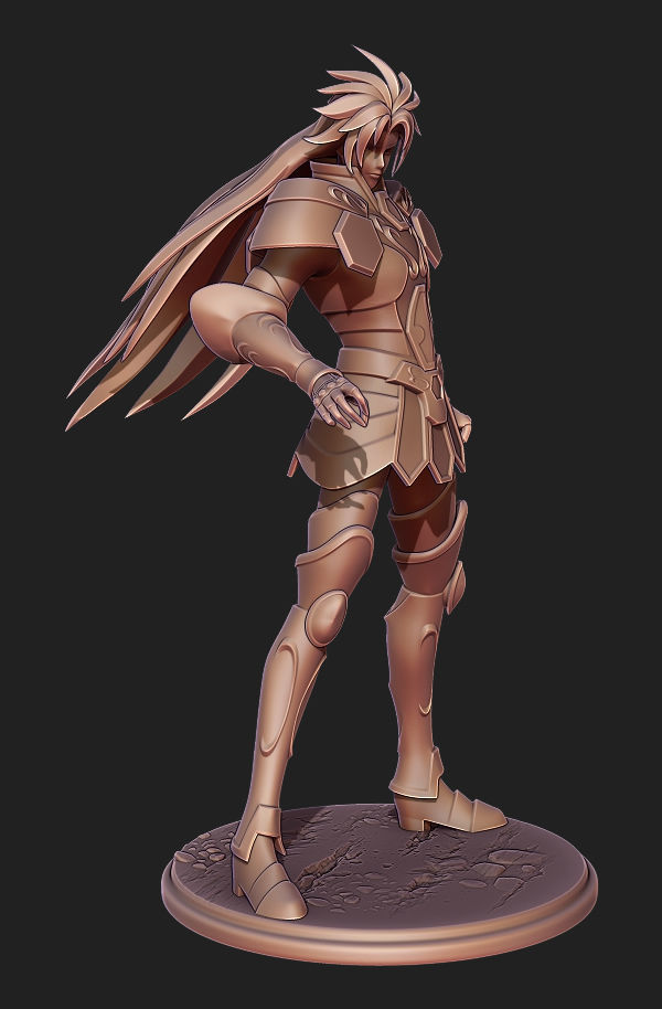 Saint Seiya Saga Gemini 3D print model_8