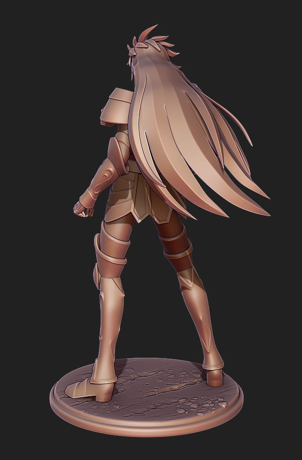 Saint Seiya Saga Gemini 3D print model_7