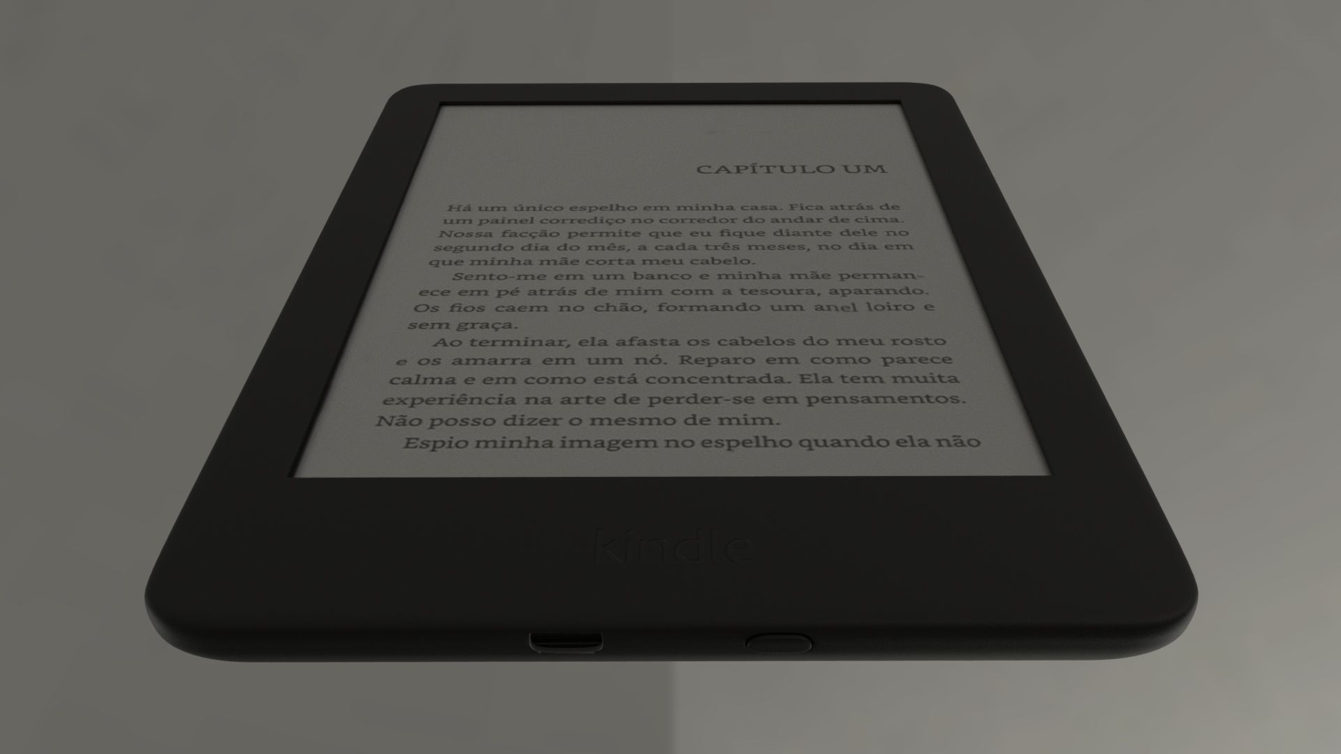 New kindle 10a Black 3D model_3