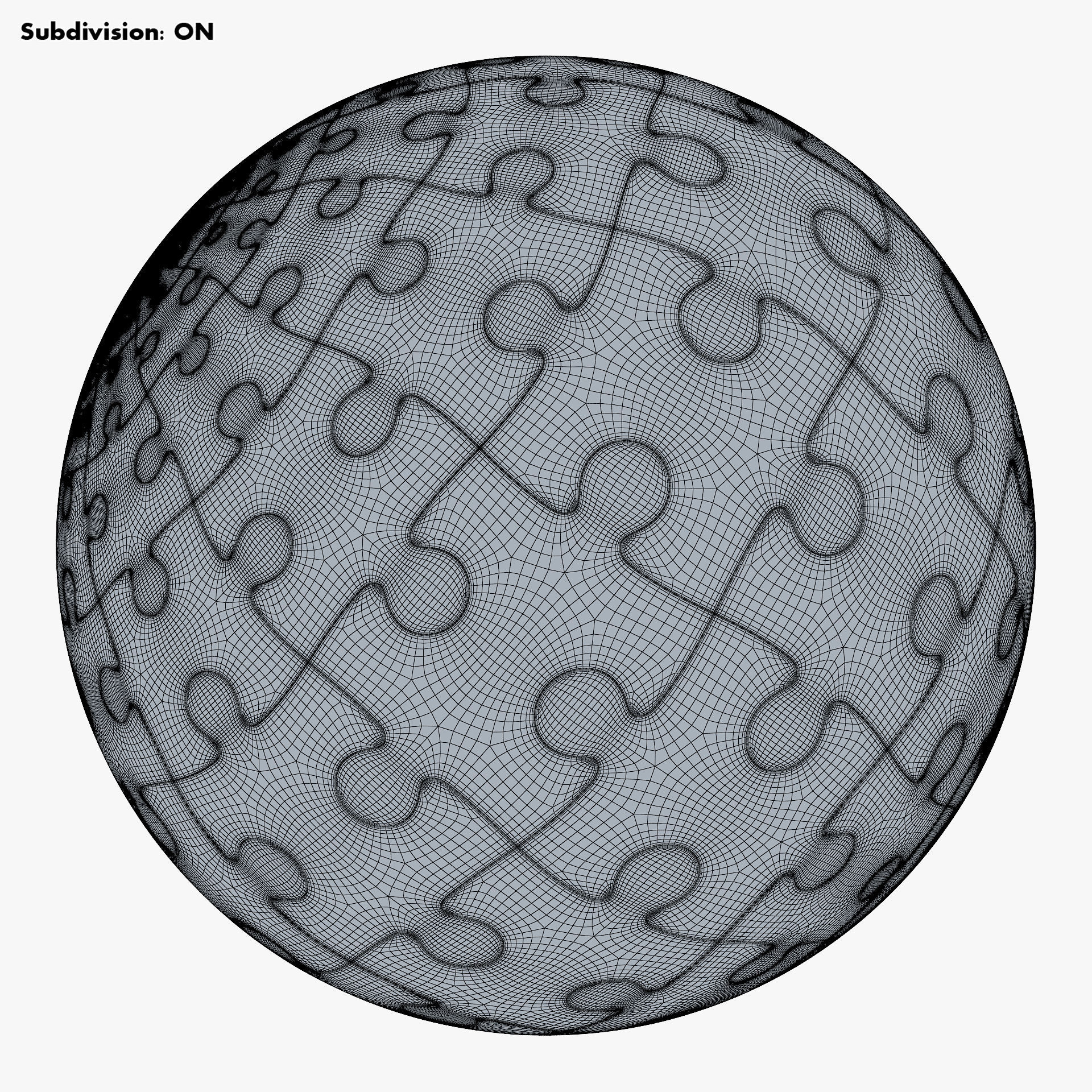 Colored Sphere Puzzle v 1 3D model_20