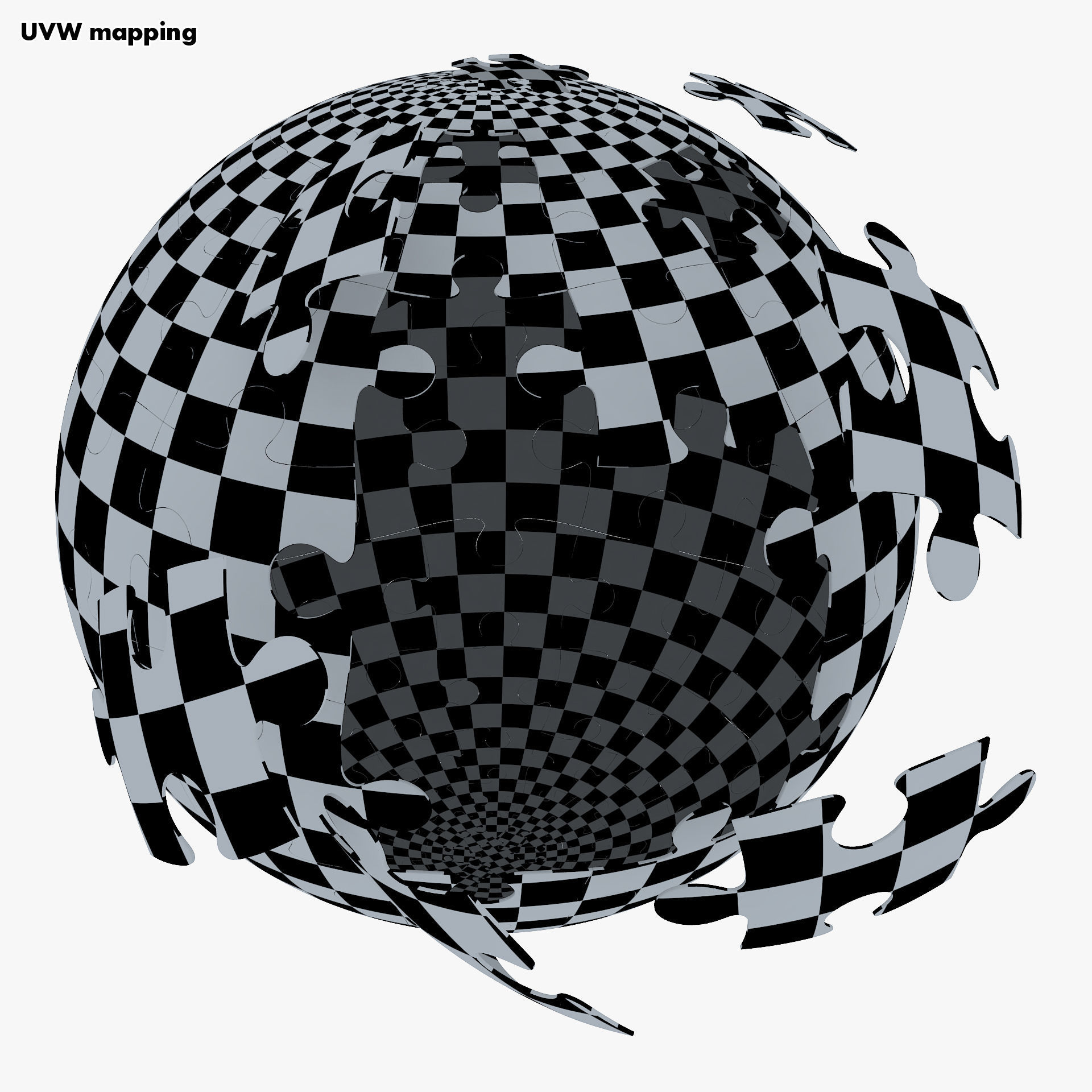 Colored Sphere Puzzle v 1 3D model_23