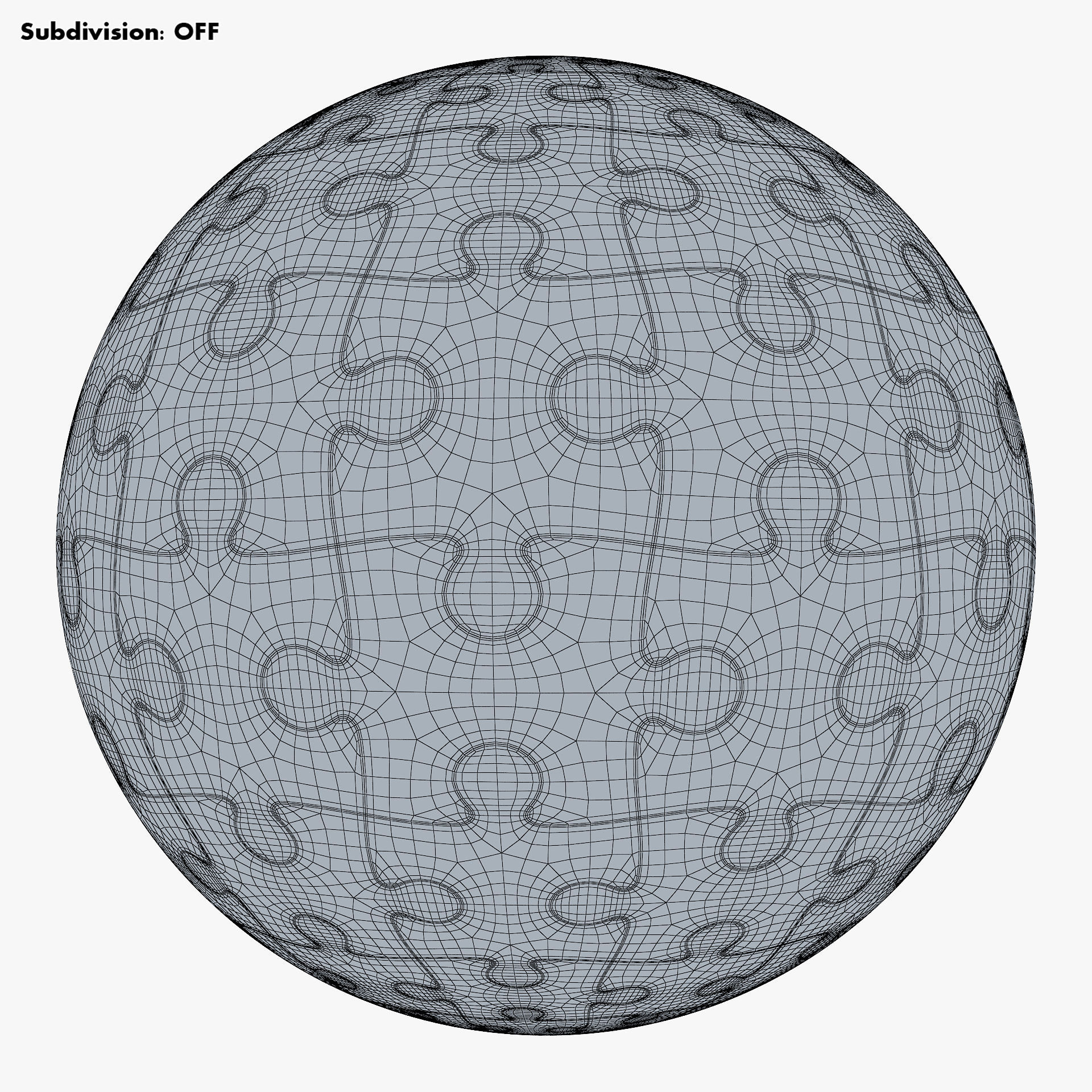 Colored Sphere Puzzle v 1 3D model_11
