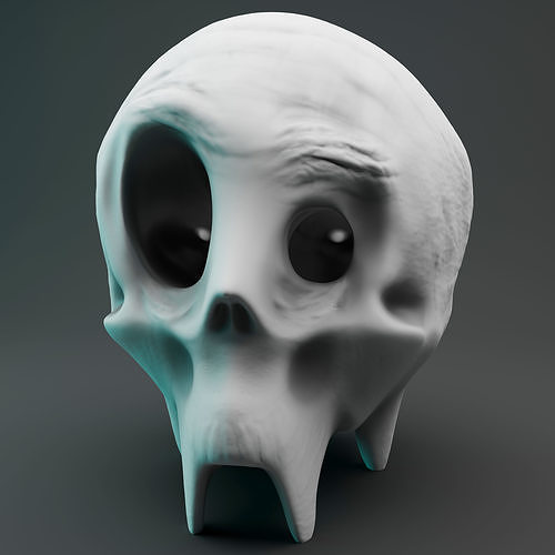 Skull Toon Limited Edition 3D Print Model 3D print model