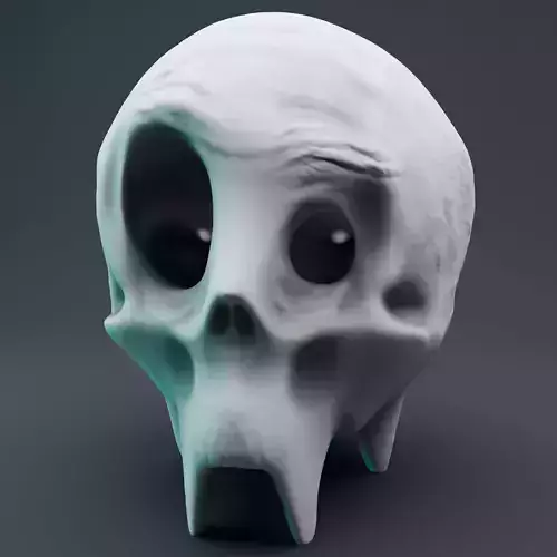 Skull Toon Limited Edition 3D Print Model