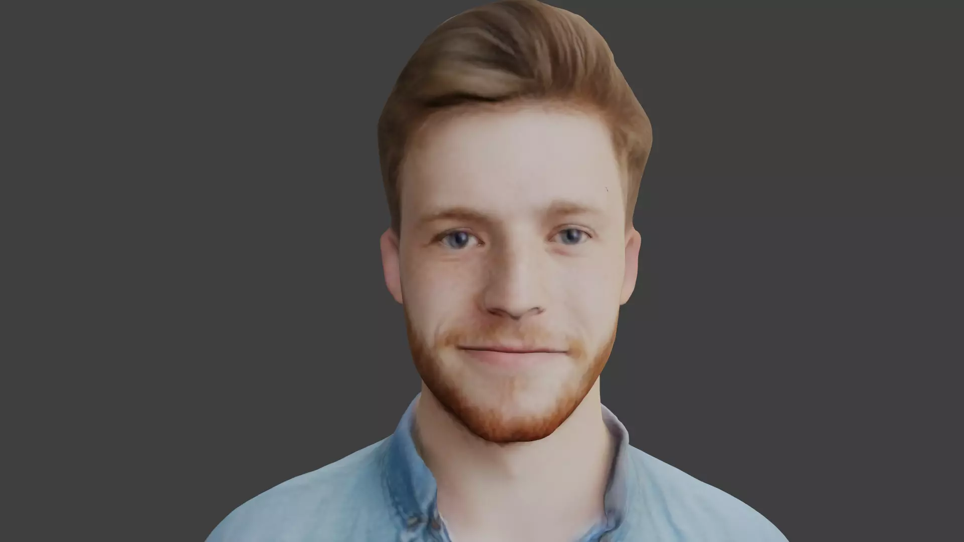boy head Free low-poly 3D model