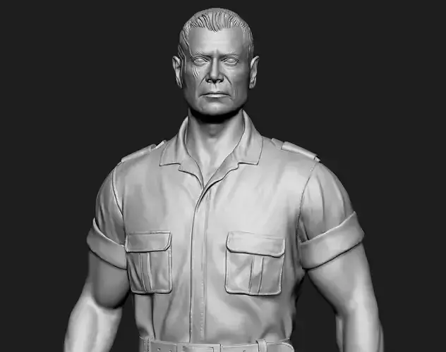 Miles Quaritch from Avatar movie 3D print model