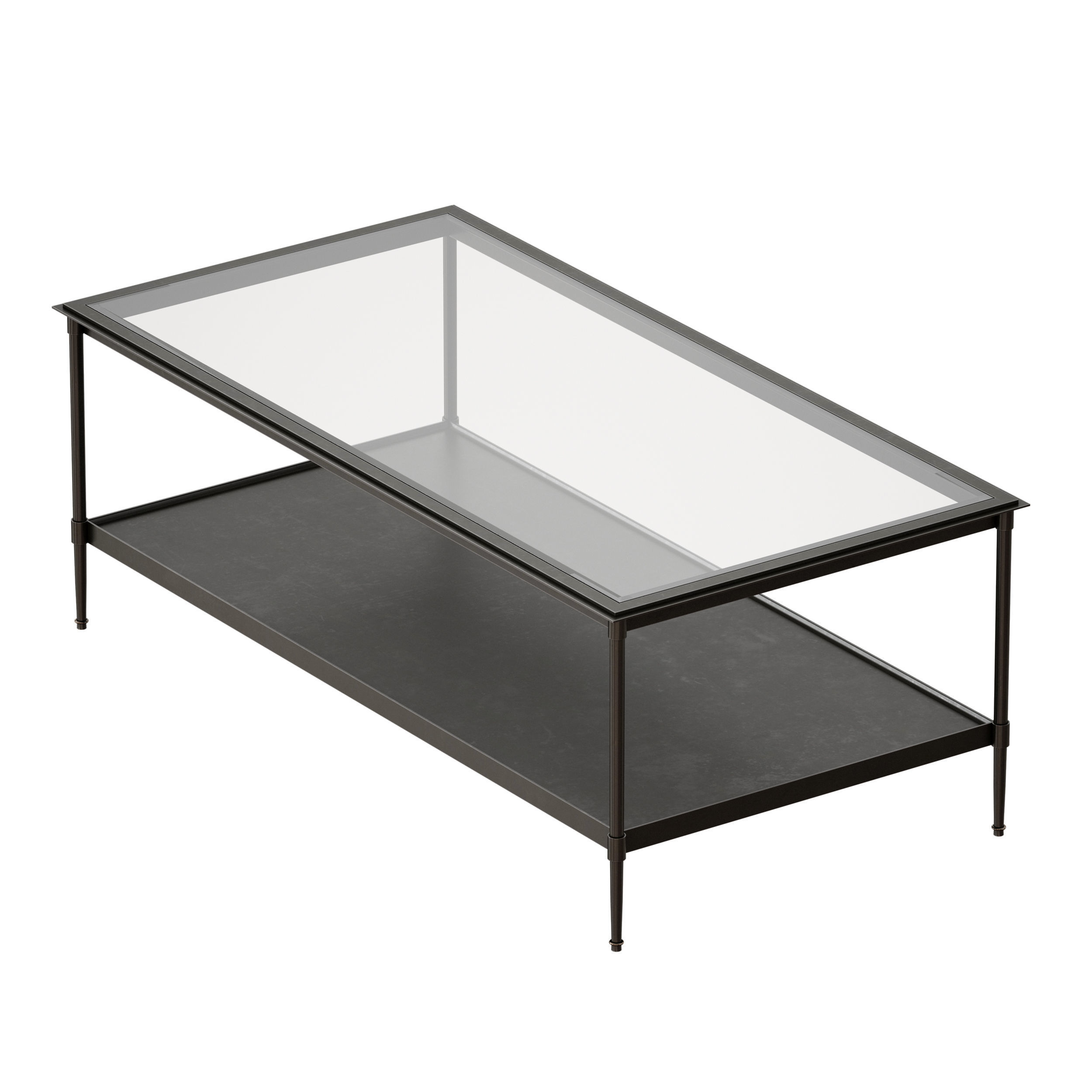 Kyra Coffee Table - Crate and Barrel 3D model_4