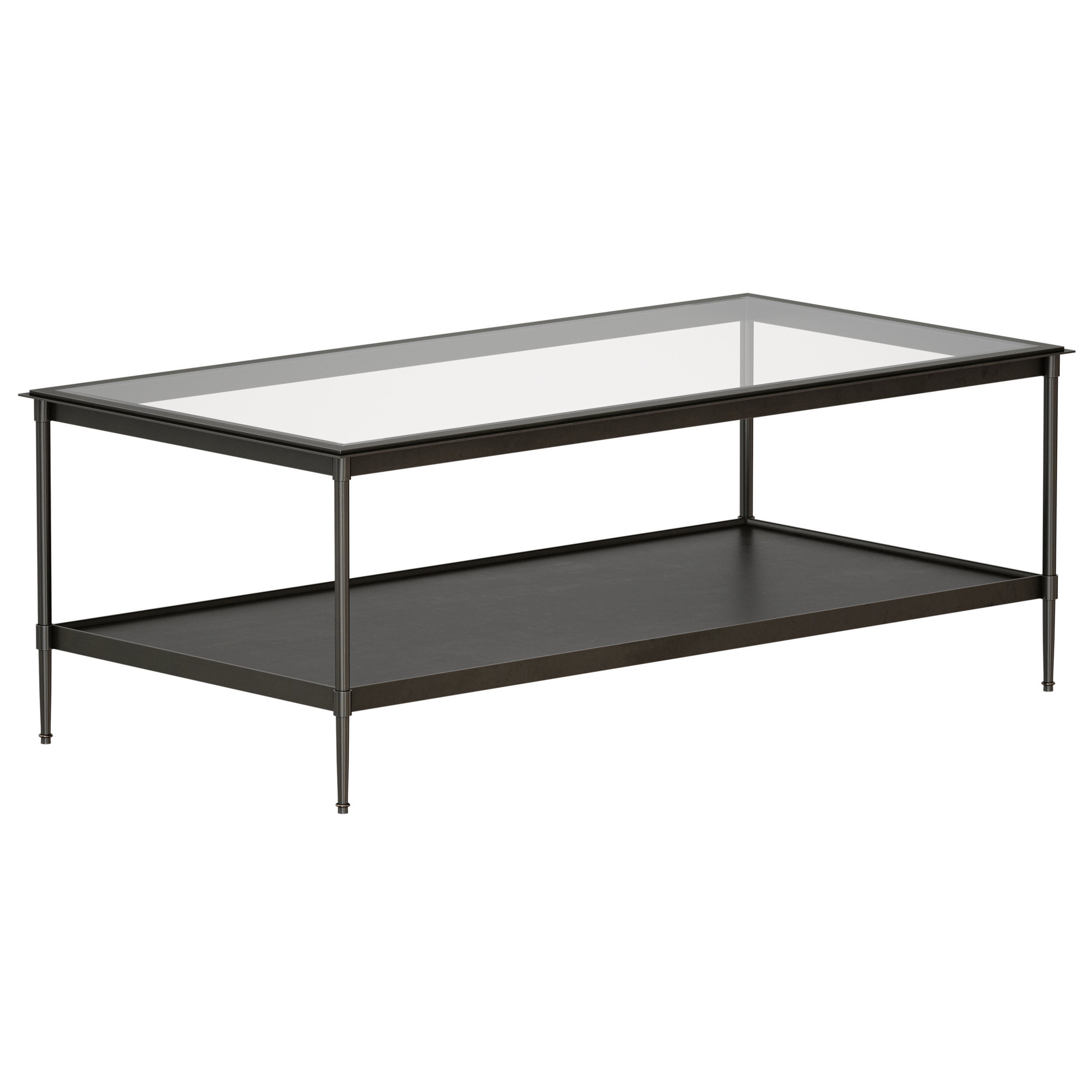 Kyra Coffee Table - Crate and Barrel 3D model_2