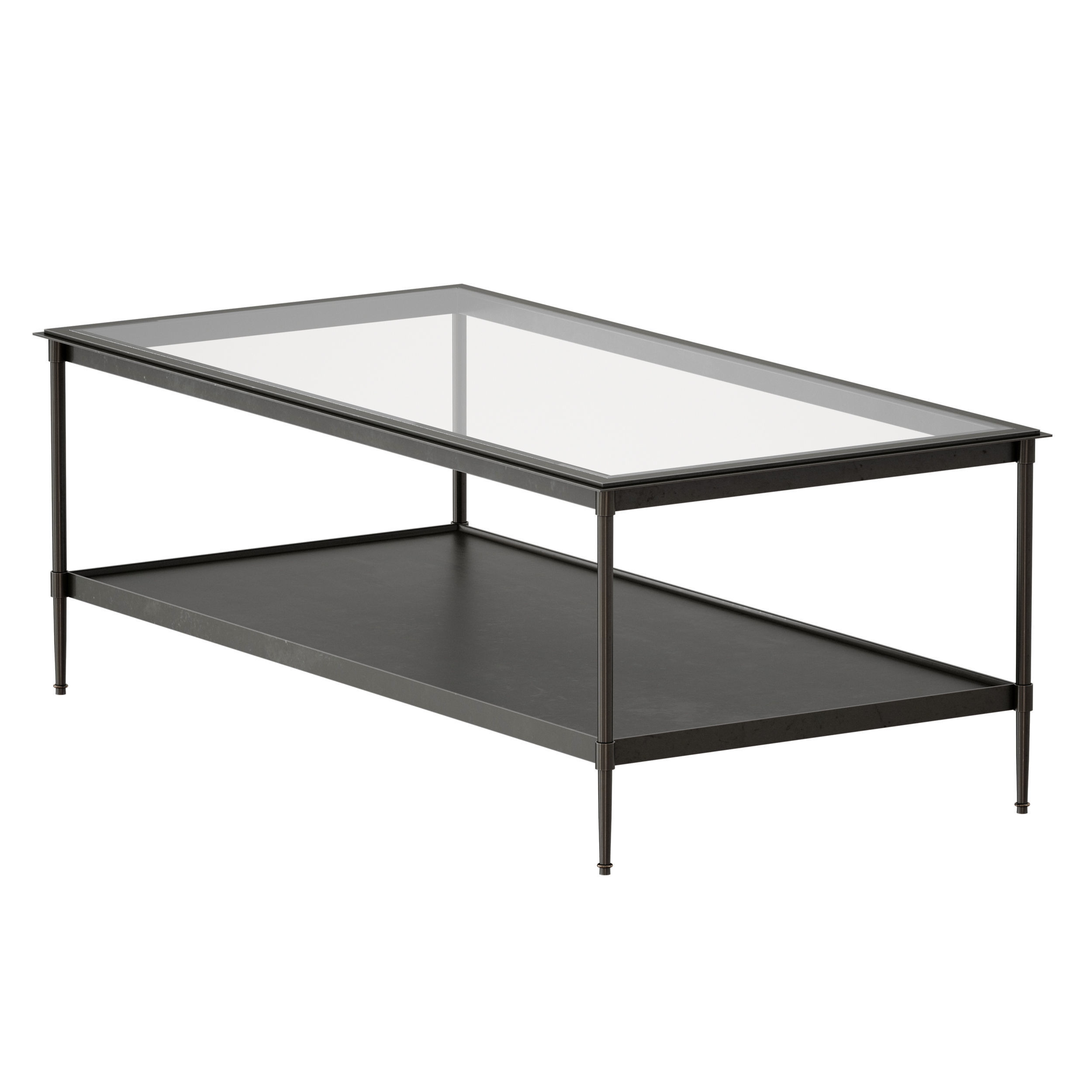 Kyra Coffee Table - Crate and Barrel 3D model_3