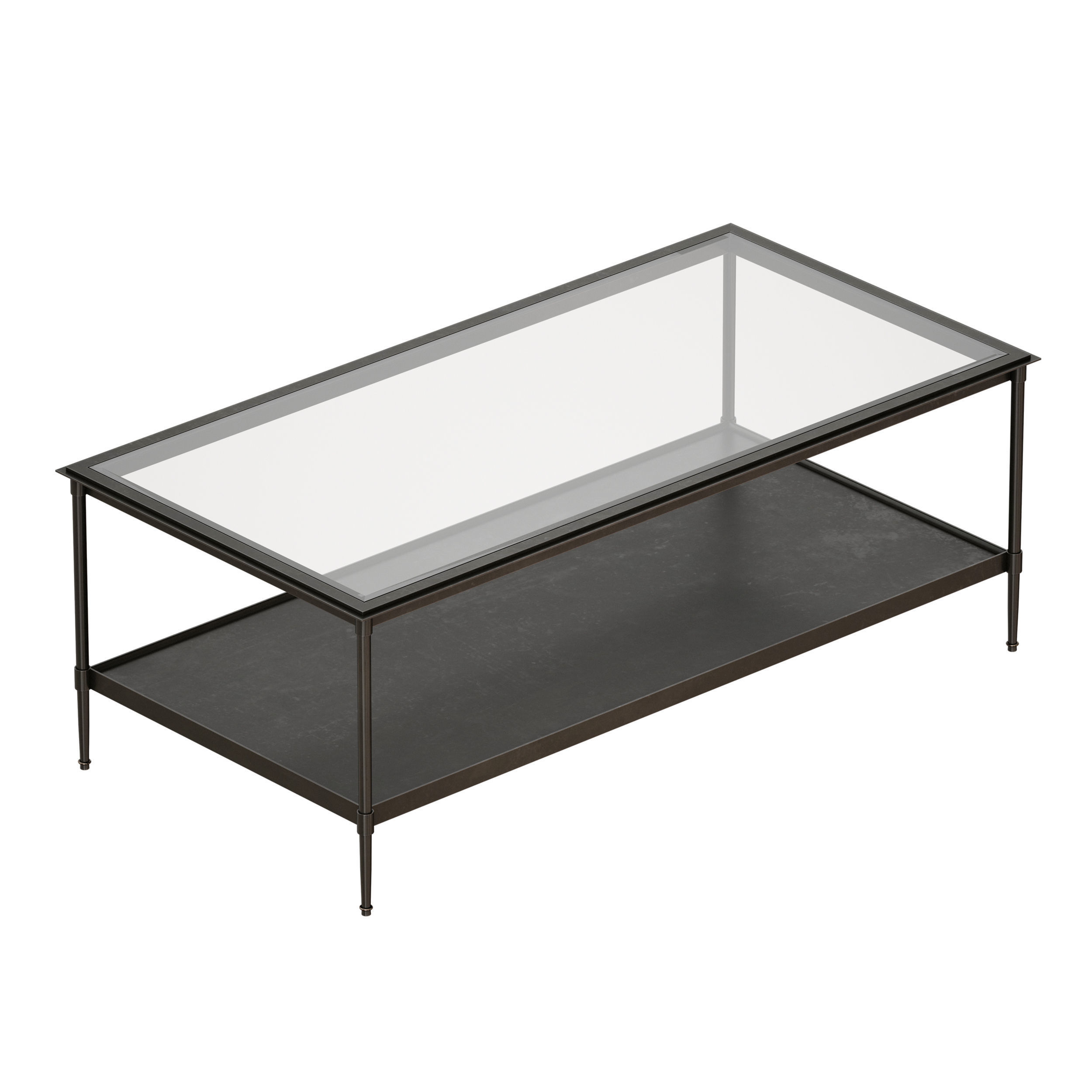 Kyra Coffee Table - Crate and Barrel 3D model_1