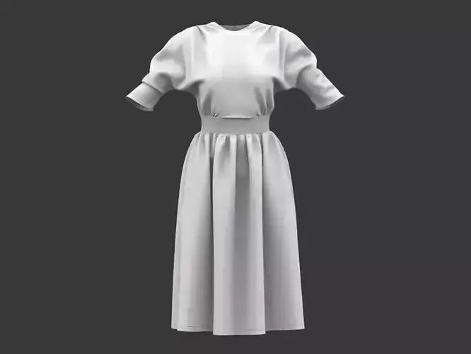 Women dress Marvelous Designer