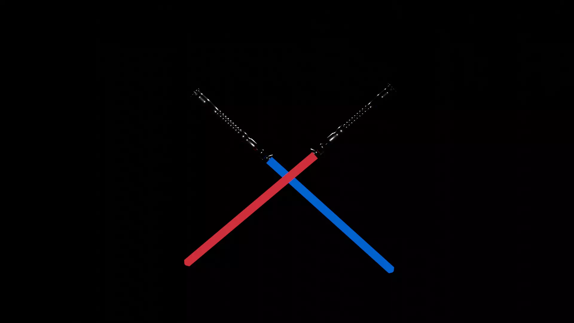 Lightsaber star wars x-wing logo Free 3D model